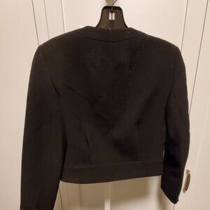 Akris jacket Piet, size 4 black 100% Virginia wool